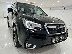 Subaru Forester 2.0XT Turbo 4WD Sunroof 2016 Black Rear Entertainment